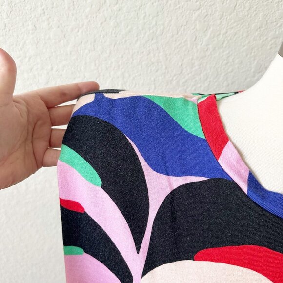 FARM Rio Colorful Abstract Midi Dress - Picture 8 of 15